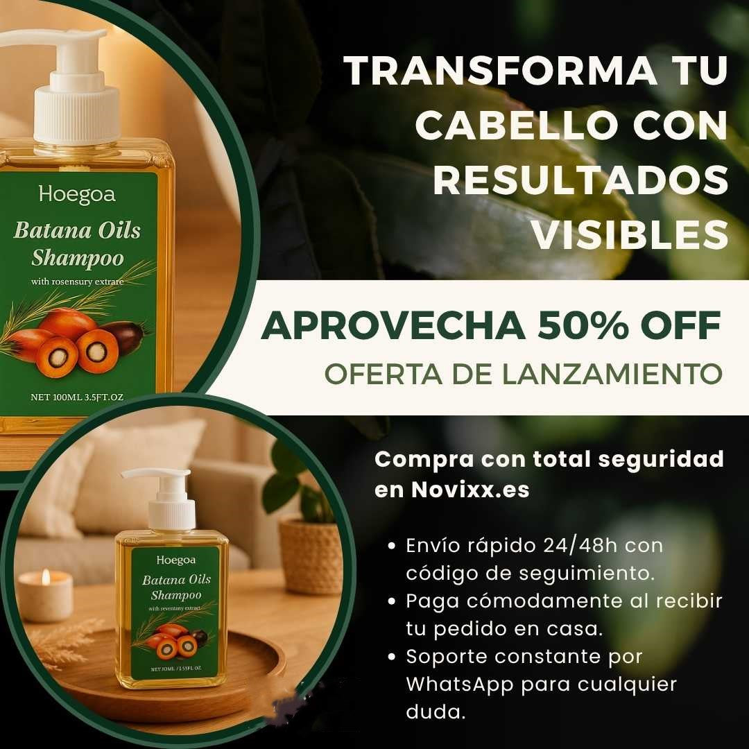 Shampoo BatanaPro™ – Para la caída del cabello y hazlo volver a crecer